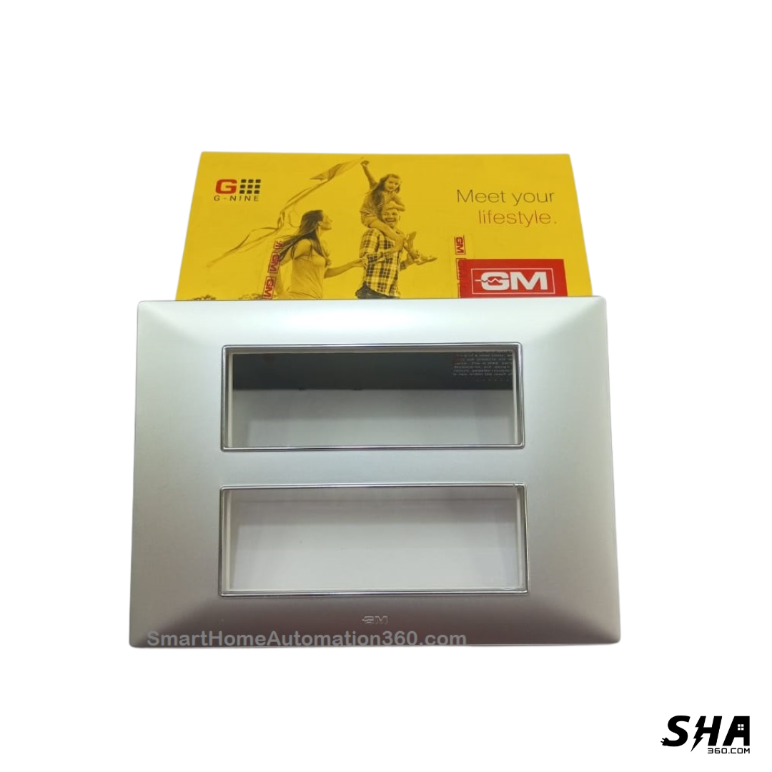 GM Modular G-Nine 16 Module Cover Plate X-Pulse (Silver) - Sha360