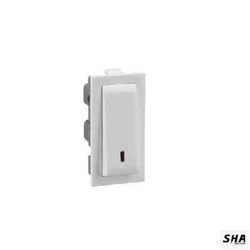 Legrand Britzy 25A 1 Way Switch (White) - 6734 24 - Sha360 Legrand Britzy 25A 1 Way Switch (White) - 6734 24 - Sha360