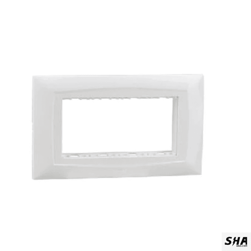 Legrand Britzy 4 Module Cover Plate (White) - 6734 94 - Sha360
