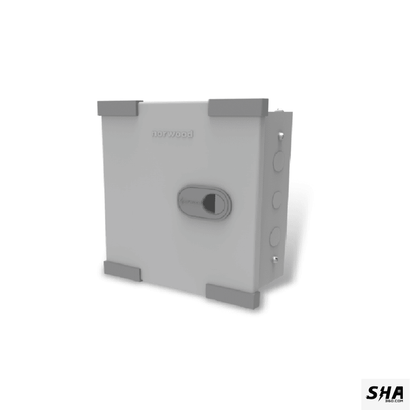 Norwood 12 Way (12 MCBs-SP) SPN Distribution Board Double Door - N-315 - Sha360 Norwood 12 Way (12 MCBs-SP) SPN Distribution Board Double Door - N-315 - Sha360