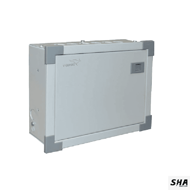 Vguard 12 Way Standard (12 MCBs-SP) SPN Distribution Board Double Door - GRSE01-12w - Sha360 Vguard 12 Way Standard (12 MCBs-SP) SPN Distribution Board Double Door - GRSE01-12w - Sha360