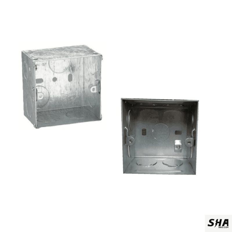 2M Modular Flush Metal Box for concealed (GM-Legrand-Anchor) - Sha360