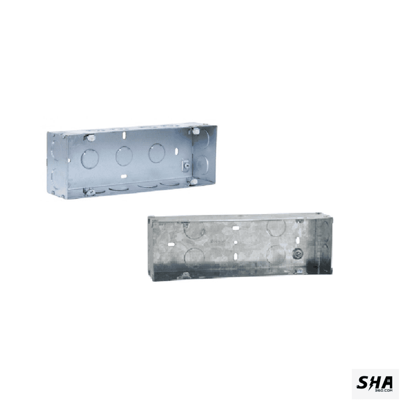 8M Modular Flush Metal Box for concealed (GM-Legrand-Anchor) - Sha360