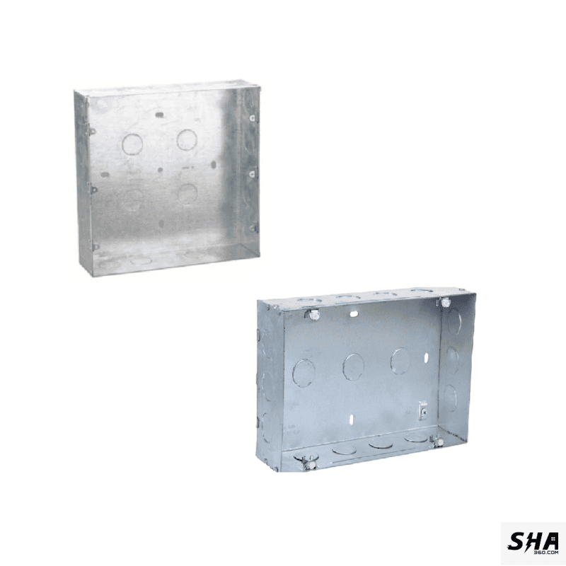 18M Modular Flush Metal Box for concealed (GM-Legrand-Anchor) - Sha360