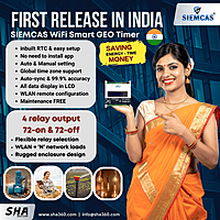 SIEMCAS Wifi Smart GEO T4R 72 Smart Year Timer Automation 4 Channel Wireless Webserver SHA-SIS-GEO-MT-XT1007D - Sha360 SIEMCAS Wifi Smart GEO T4R 72 Smart Year Timer Automation 4 Channel Wireless Webserver SHA-SIS-GEO-MT-XT1007D - Sha360
