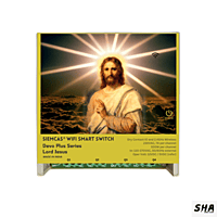 SIEMCAS Wifi Smart Devo Plus Lord Jesus 4 channel switch - IoT Webserver Dashboard Apps Network and status - Sha360