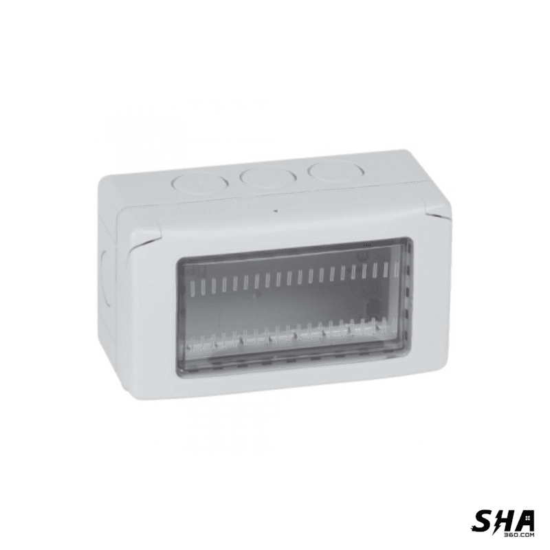 Legrand Waterproof Box 4 Module Arteor Grey Plexo - 6806 14 Legrand Waterproof Box 4 Module Arteor Grey Plexo - 6806 14