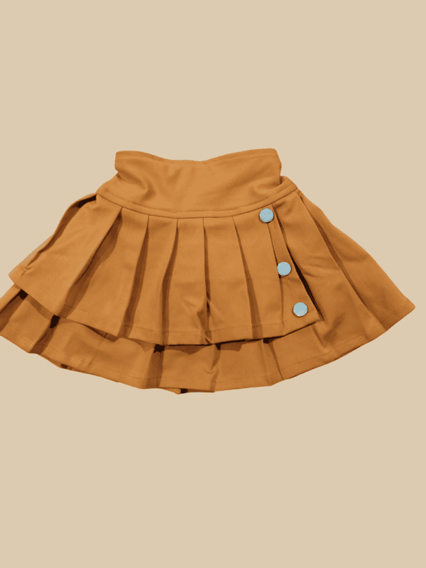 Trendy Floral Top and Layered Skirt Set for Girls D.410 B.1198
