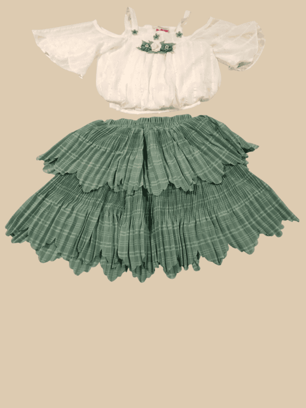 Elegant Twirl Top & Skirt D.4.2201 B.1738