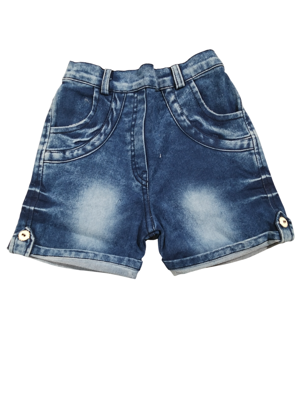 Trendy Baby Girl Floral Top & Denim Shorts Set – Summer Casual Wear D.19.5108 B.1310
