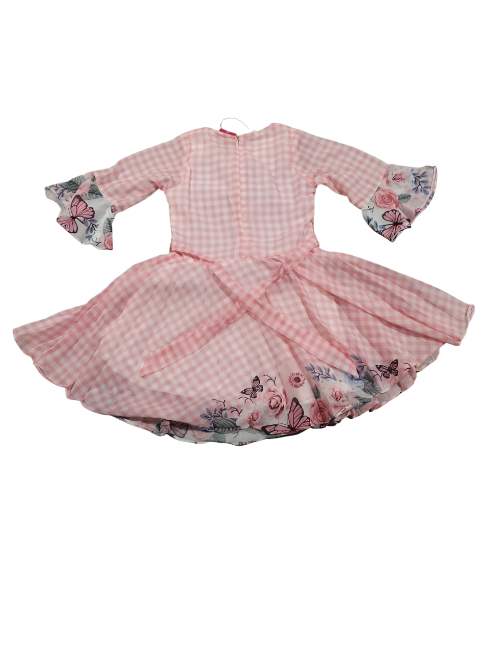 Floral Fantasy Girls Frock D.13.3184 B.1840 Floral Fantasy Girls Frock D.13.3184 B.1840