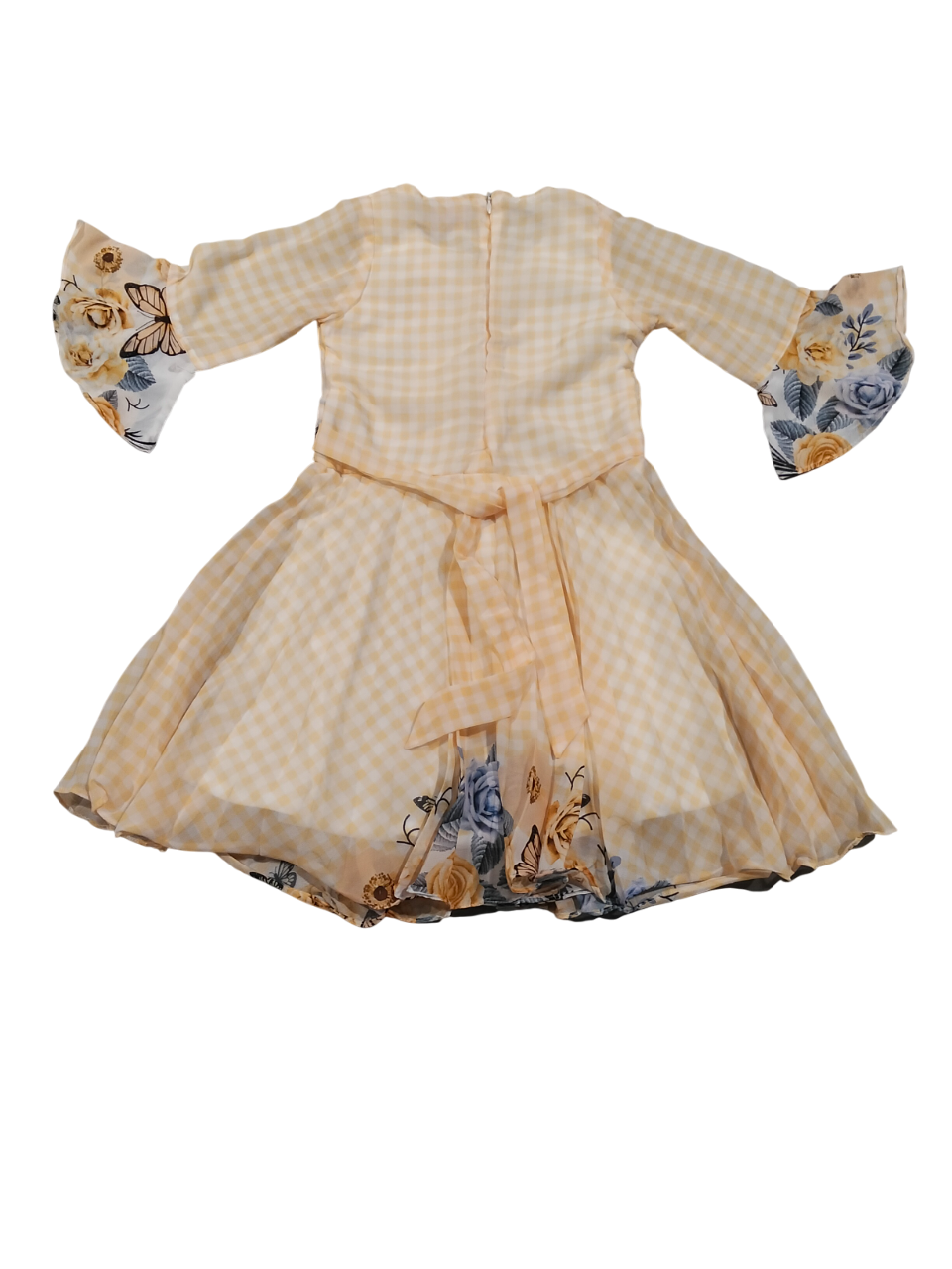 Floral Fantasy Girls Frock D.13.3184 B.1840 Floral Fantasy Girls Frock D.13.3184 B.1840