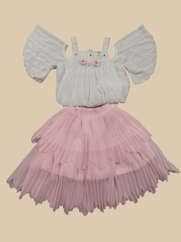Elegant Twirl Top & Skirt D.4.2201 B.1738