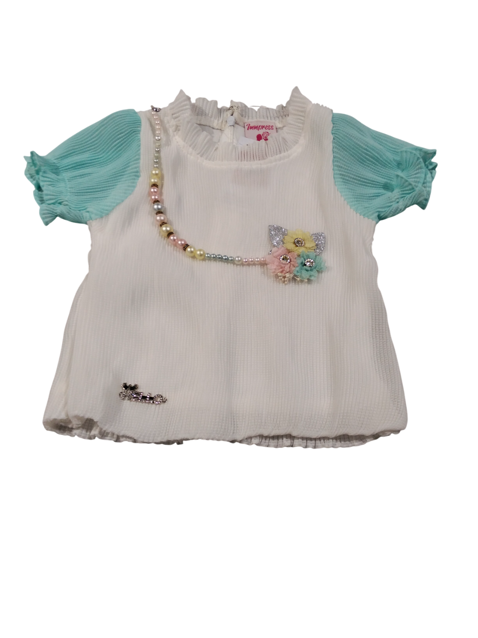 Girls' Party Wear Outfit – Top and Skirt Set D.8.3188 B.1774