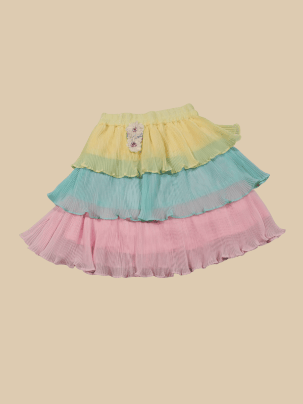 Girls' Party Wear Outfit โ Top and Skirt Set D.8.3188 B.1774