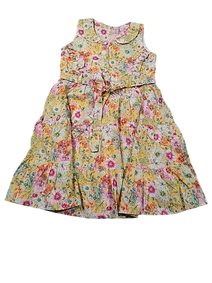 Girls' Floral Cotton Dress Peyar DN.4.1293A Girls' Floral Cotton Dress Peyar DN.4.1293A