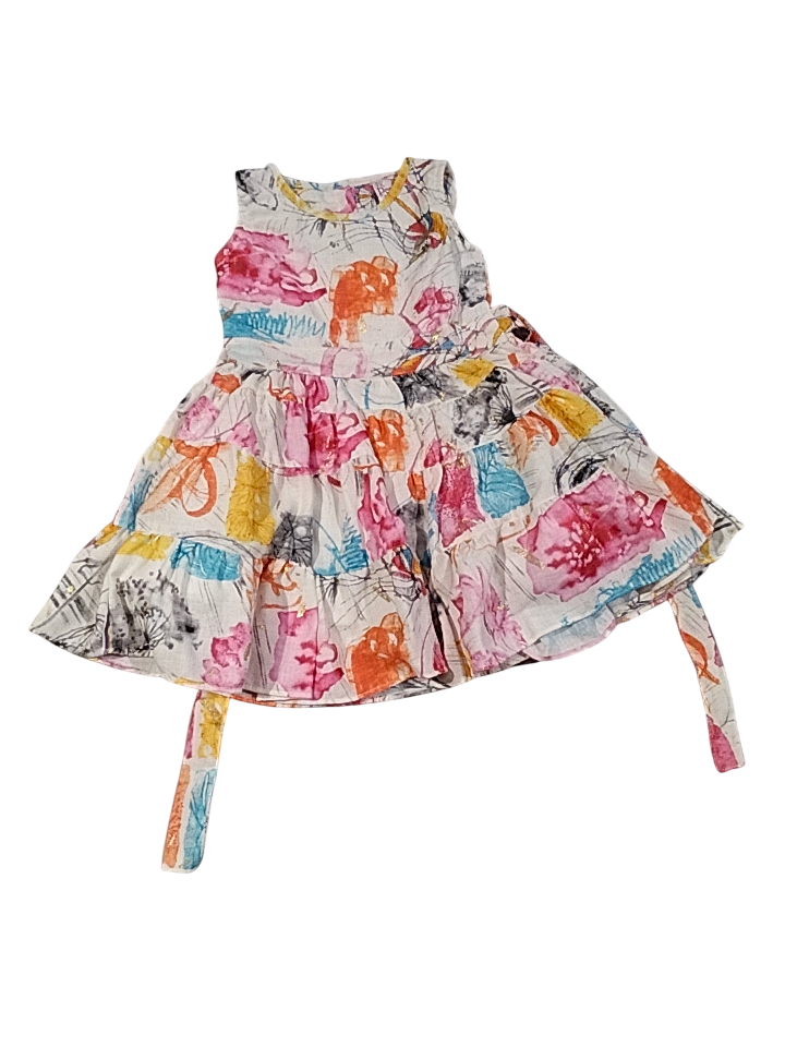 Girls' Trendy Pink Shirt & Multicolor Skirt Co-Ord Set D.3.1308 B.1505 Girls' Trendy Pink Shirt & Multicolor Skirt Co-Ord Set D.3.1308 B.1505