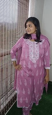 Gulabi Cotton Embroidered Suit Gulabi Cotton Embroidered Suit