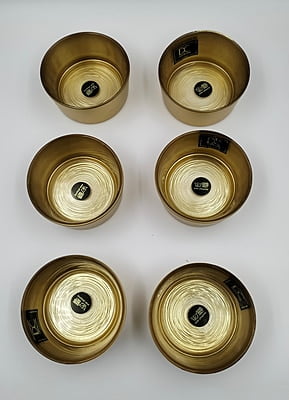 Turkis Bowl 6 Pcs Set Golden
