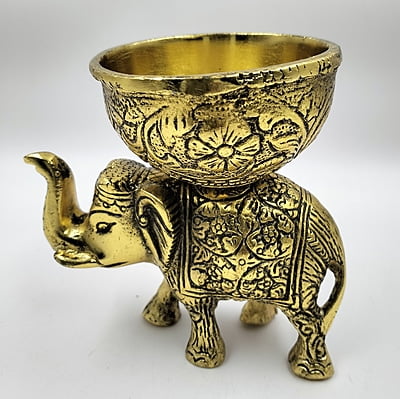 Elephant With Deepak