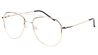 Unisex Aviator Spectacle Frame. Golden Frame. Size-Medium Unisex Aviator Spectacle Frame. Golden Frame. Size-Medium