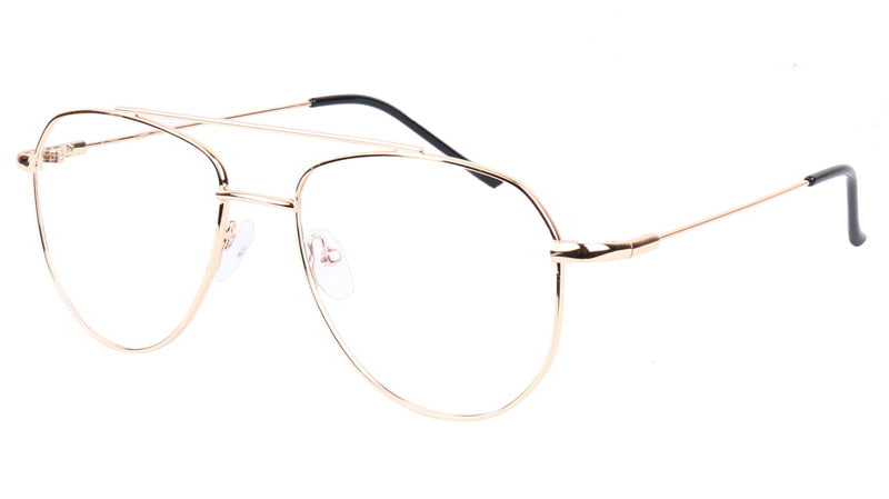 Unisex Aviator Spectacle Frame. Golden Frame. Size-Medium Unisex Aviator Spectacle Frame. Golden Frame. Size-Medium