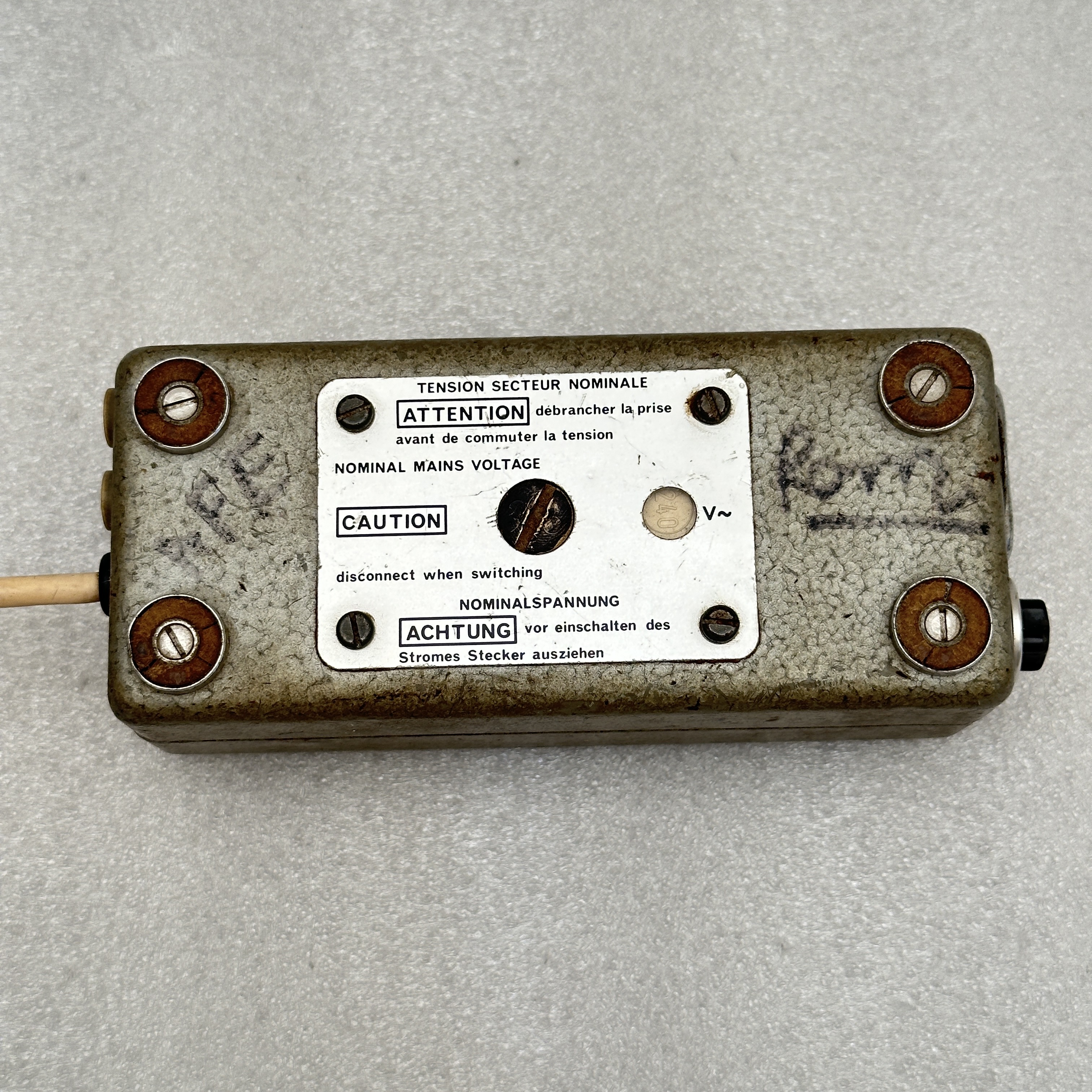 Nagra ATN-2 External Power Supply – For Nagra 4.2 RTR (Used, Fully Working) - NAG-ATN2 Nagra ATN-2 External Power Supply – For Nagra 4.2 RTR (Used, Fully Working) - NAG-ATN2