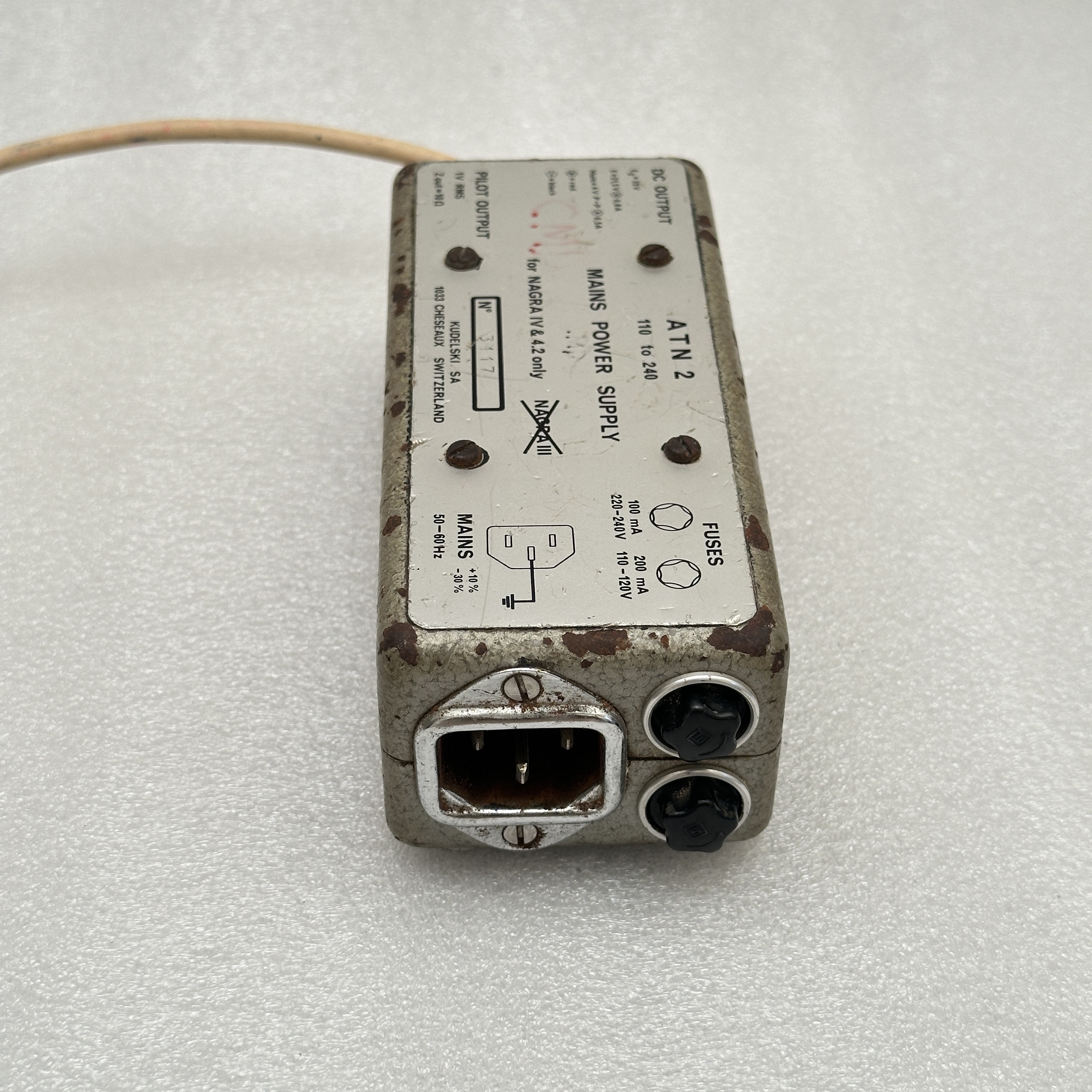 Nagra ATN-2 External Power Supply – For Nagra 4.2 RTR (Used, Fully Working) - NAG-ATN2 Nagra ATN-2 External Power Supply – For Nagra 4.2 RTR (Used, Fully Working) - NAG-ATN2