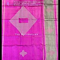 PURE RAW SILK SAREE WITH PRETTY WEAVES YBRSRSS19721