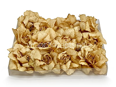 Biscotti Rose with Glittered Petals Biscotti Rose with Glittered Petals