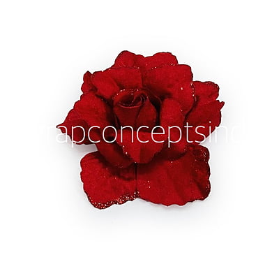 Cherry Rose with Glittered Petals Cherry Rose with Glittered Petals