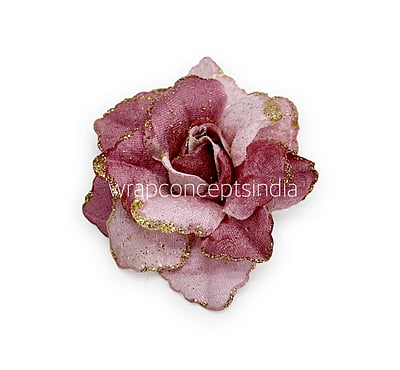 Shades of Blush Rose with Glittered Petals Shades of Blush Rose with Glittered Petals