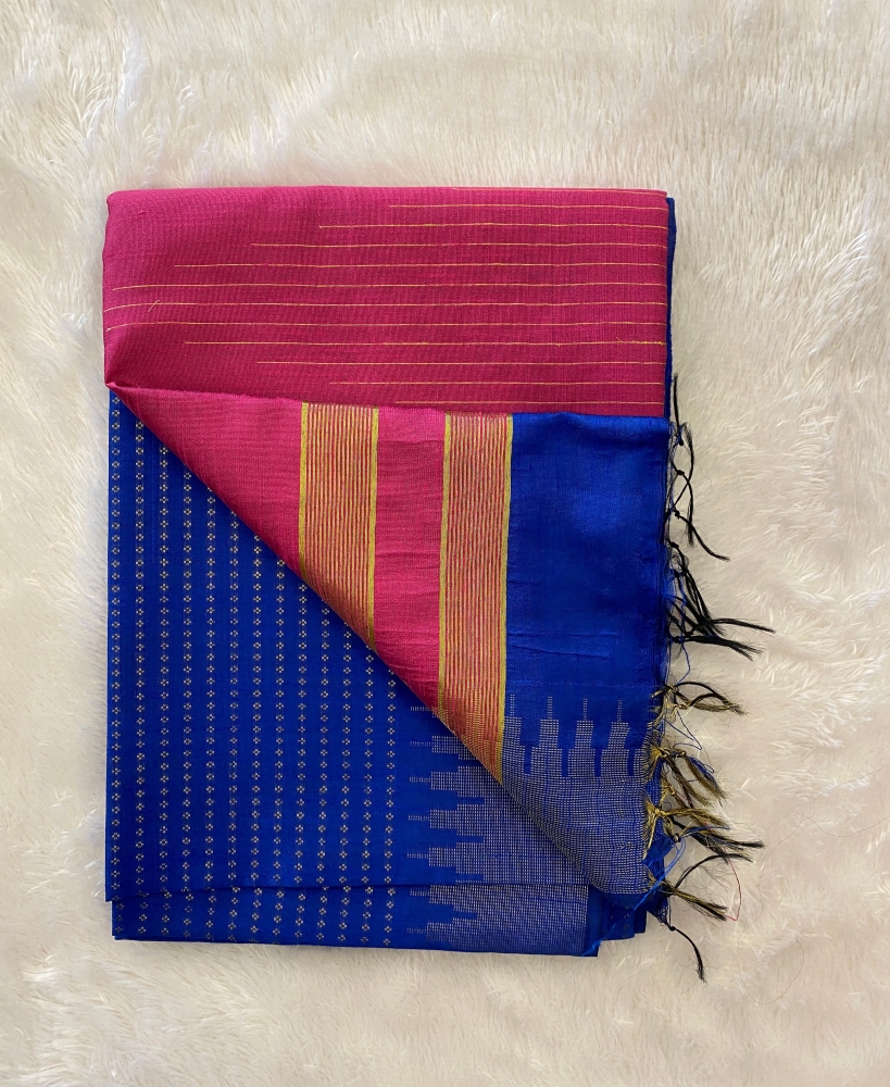 Manasa - The Semi Raw Silk Saree SWS55 Manasa - The Semi Raw Silk Saree SWS55