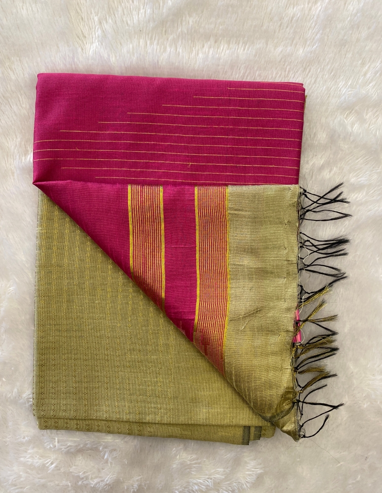 Manasa - The Semi Raw Silk Saree SWS55 Manasa - The Semi Raw Silk Saree SWS55