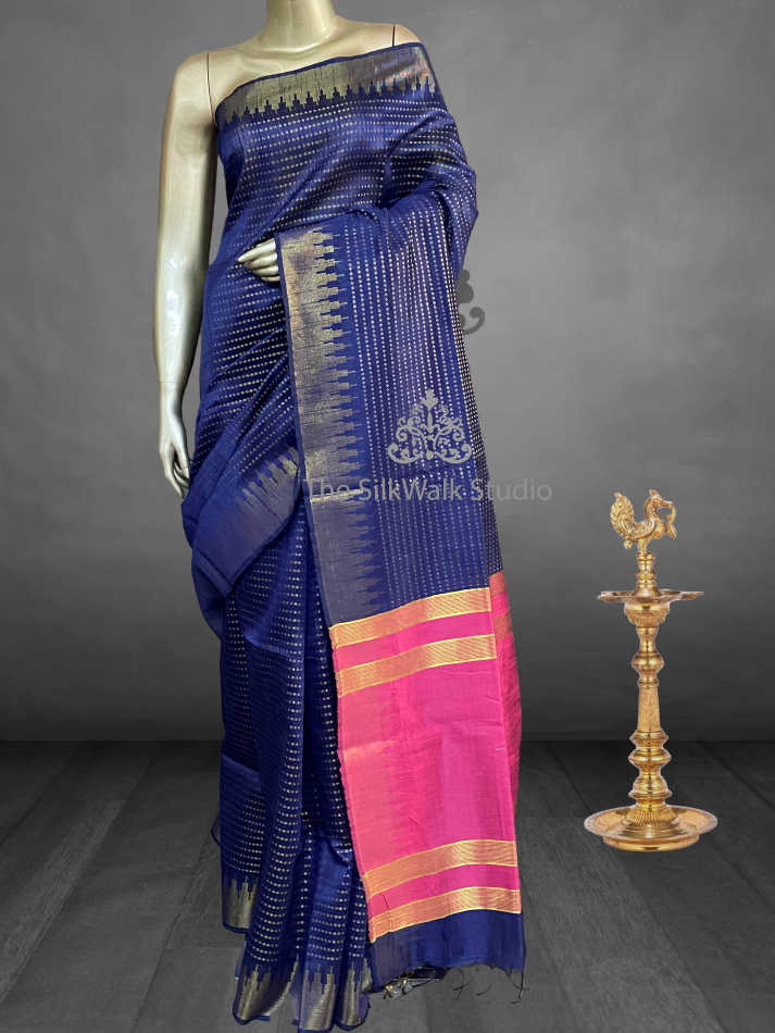 Manasa - The Semi Raw Silk Saree SWS55 Manasa - The Semi Raw Silk Saree SWS55