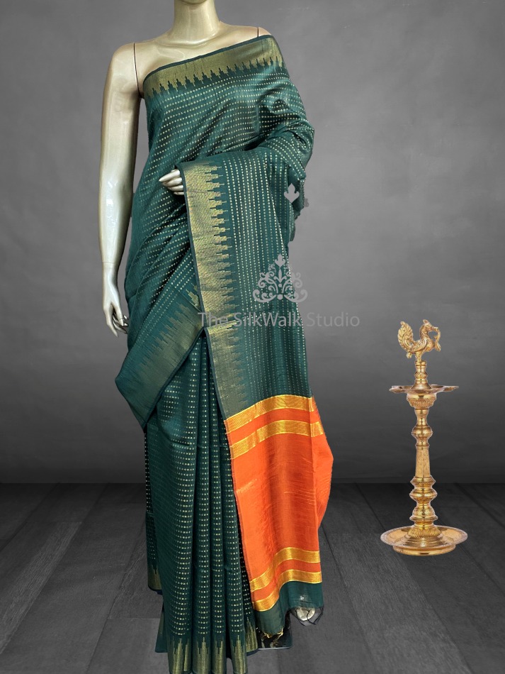 Manasa - The Semi Raw Silk Saree SWS57 Manasa - The Semi Raw Silk Saree SWS57