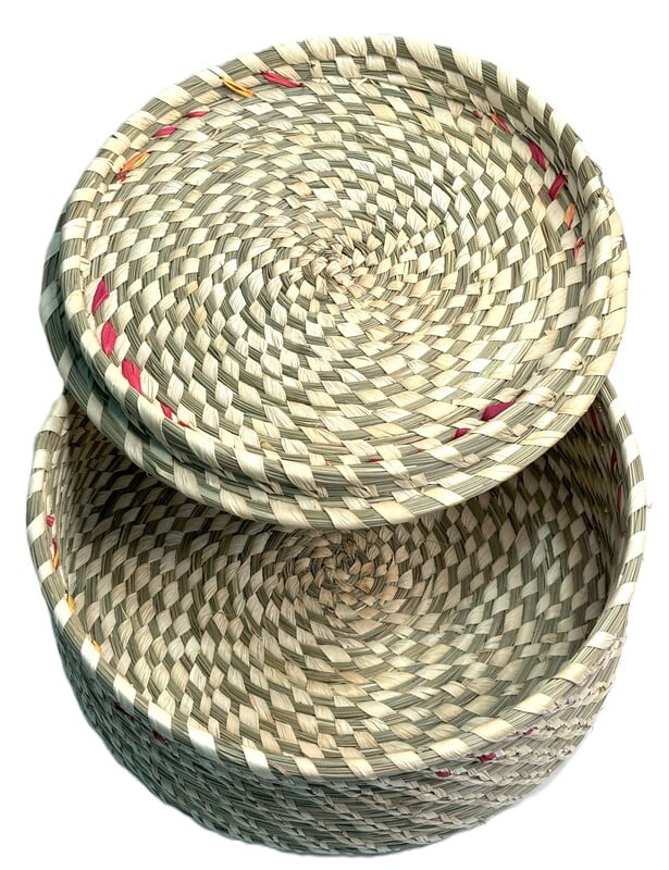 EELIKA Jute / Bamboo roti box / casserole / utility box for kitchen and dining table / for storing items