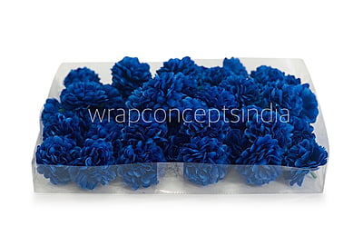 Small Carnation - Indigo Blue Small Carnation - Indigo Blue