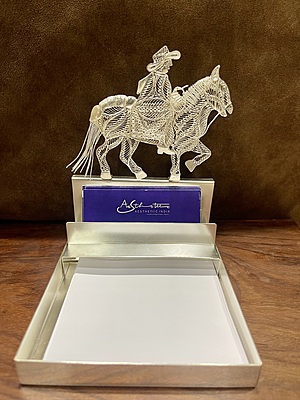 Silver cowboy office tabletop Silver cowboy office tabletop