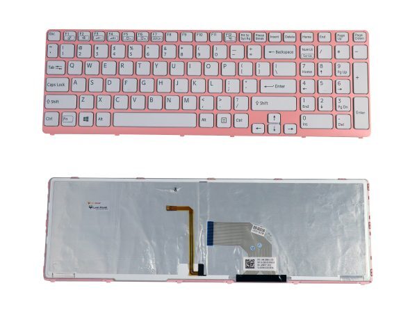 Laptop Keyboard for Sony VAIO SVE15 SVE 15 Series (with Backlight Black/White Color) Laptop Keyboard for Sony VAIO SVE15 SVE 15 Series (with Backlight Black/White Color)