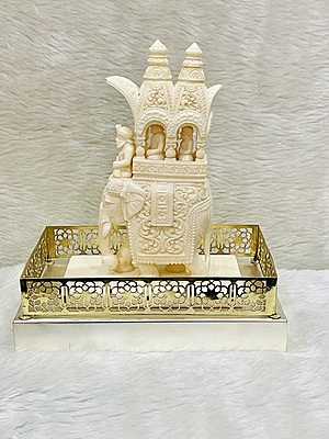 Intricate Cutwork Hauda Intricate Cutwork Hauda