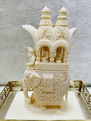 Intricate Cutwork Hauda Intricate Cutwork Hauda