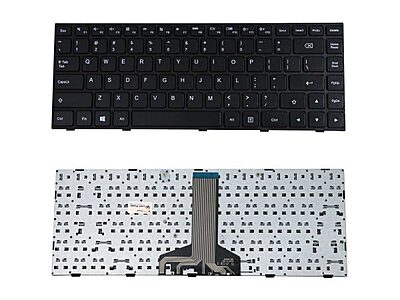 Laptop Keyboard Compatible for Lenovo IdeaPad 100-14 100-14IBD 141BD-Series (Middle Cable)