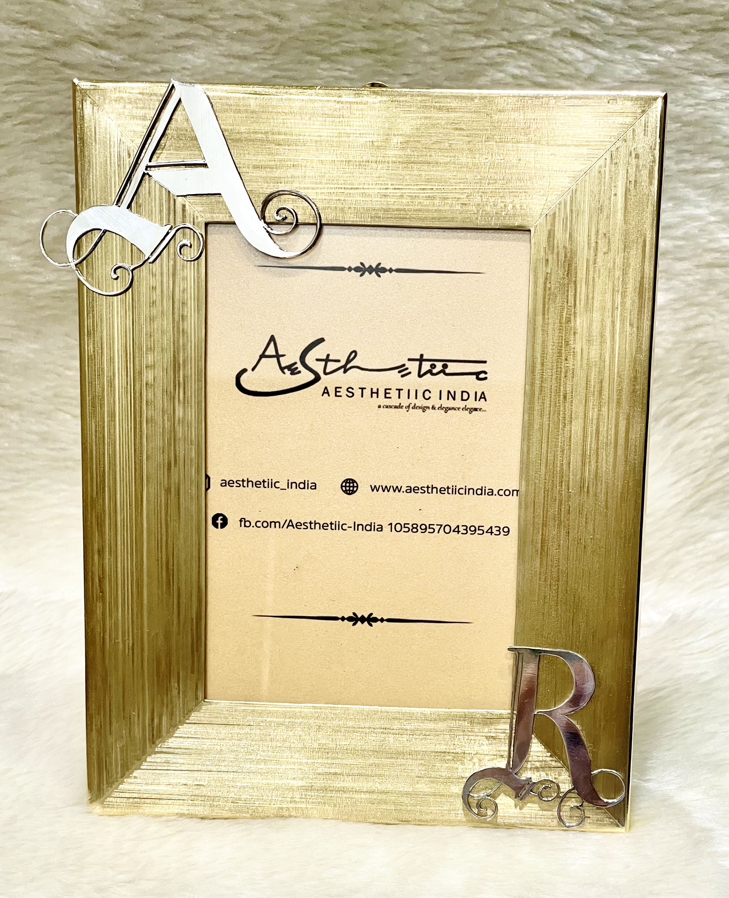 Silver Intial Photoframe Silver Intial Photoframe
