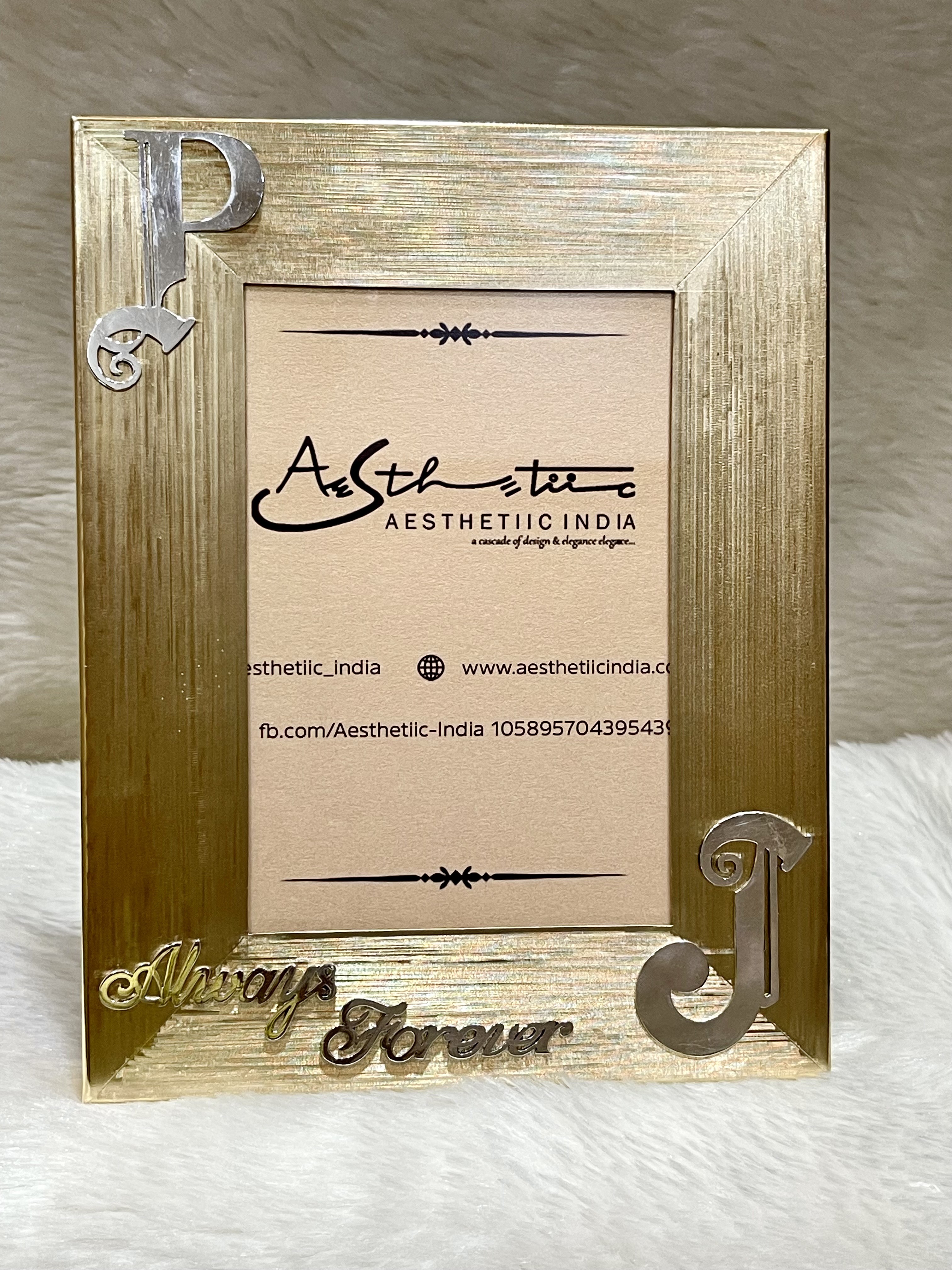 Silver Intial Photoframe Silver Intial Photoframe
