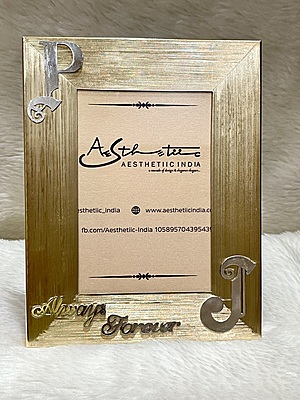 Silver Intial Photoframe Silver Intial Photoframe