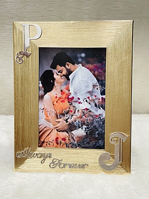 Silver Intial Photoframe Silver Intial Photoframe