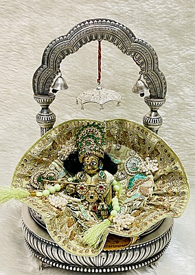 Silver Filigree Chatri( customisable) Silver Filigree Chatri( customisable)