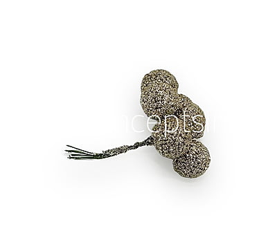 Champagne Glitter Balls on Stick Champagne Glitter Balls on Stick