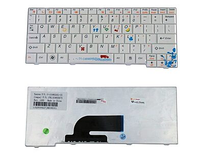 Laptop Keyboard Compatible for Lenovo S10-2 S10-2C S10-3C (WHITE)